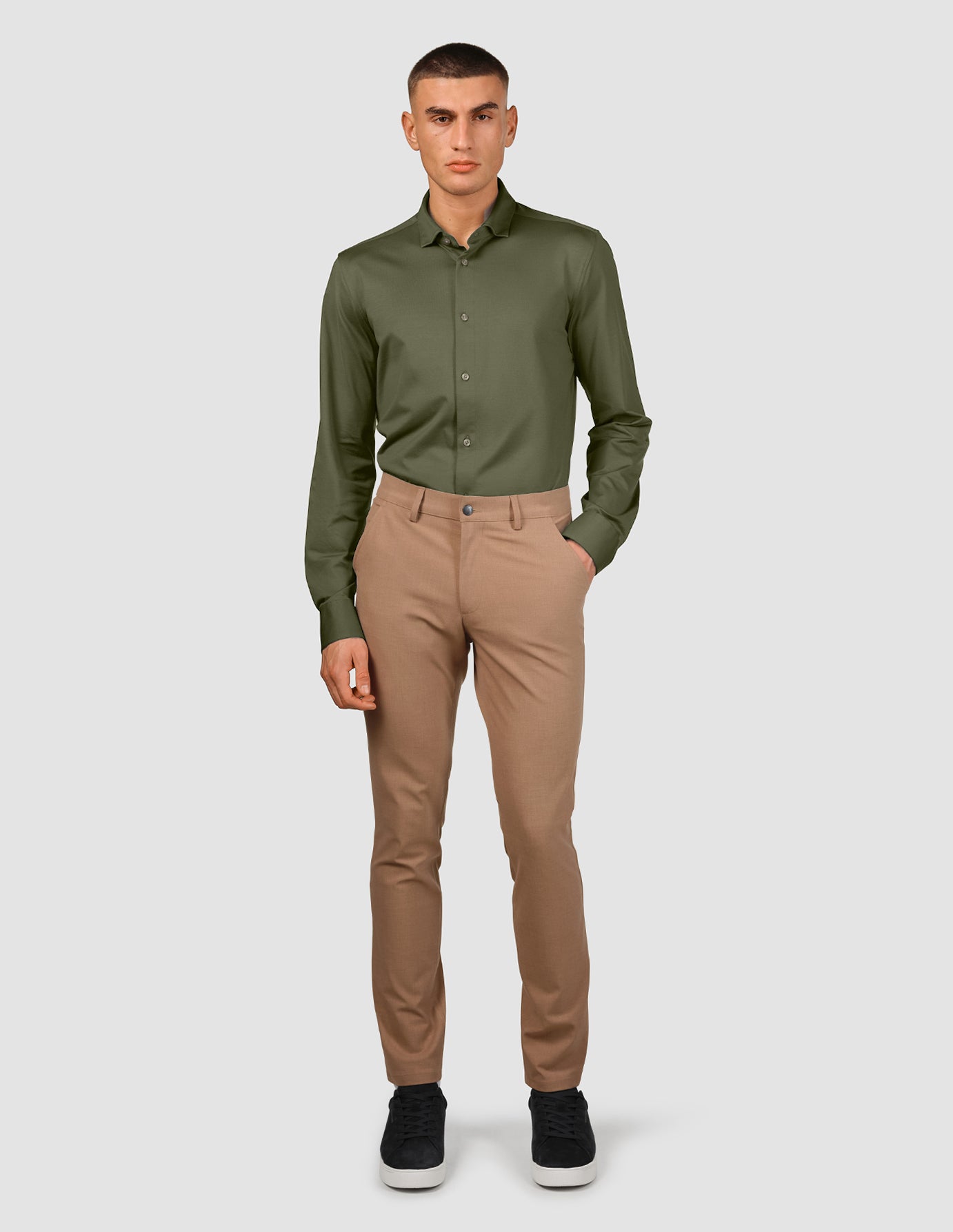 Classic Shirt Clover Green Regular